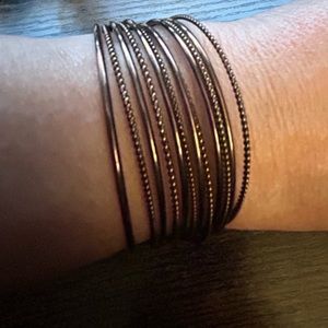 Rose gold/ brass cuff bracelet